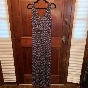 Lilly Pulitzer buoys print maxi dress
